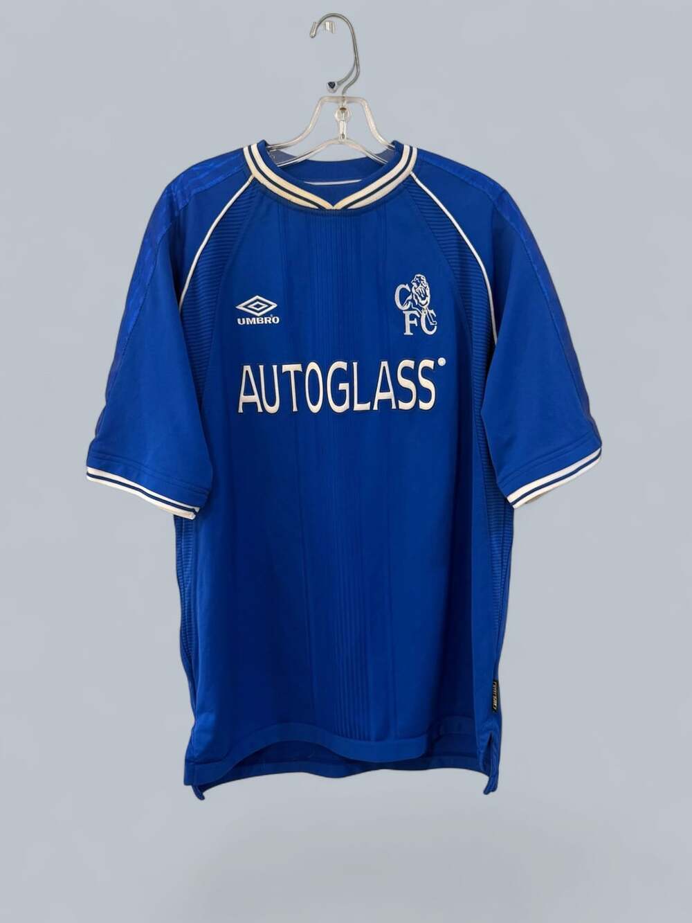 ORIGINAL Vintage 1999-2001 Chelsea FC Home Umbro Autoglass Football Shirt Jersey